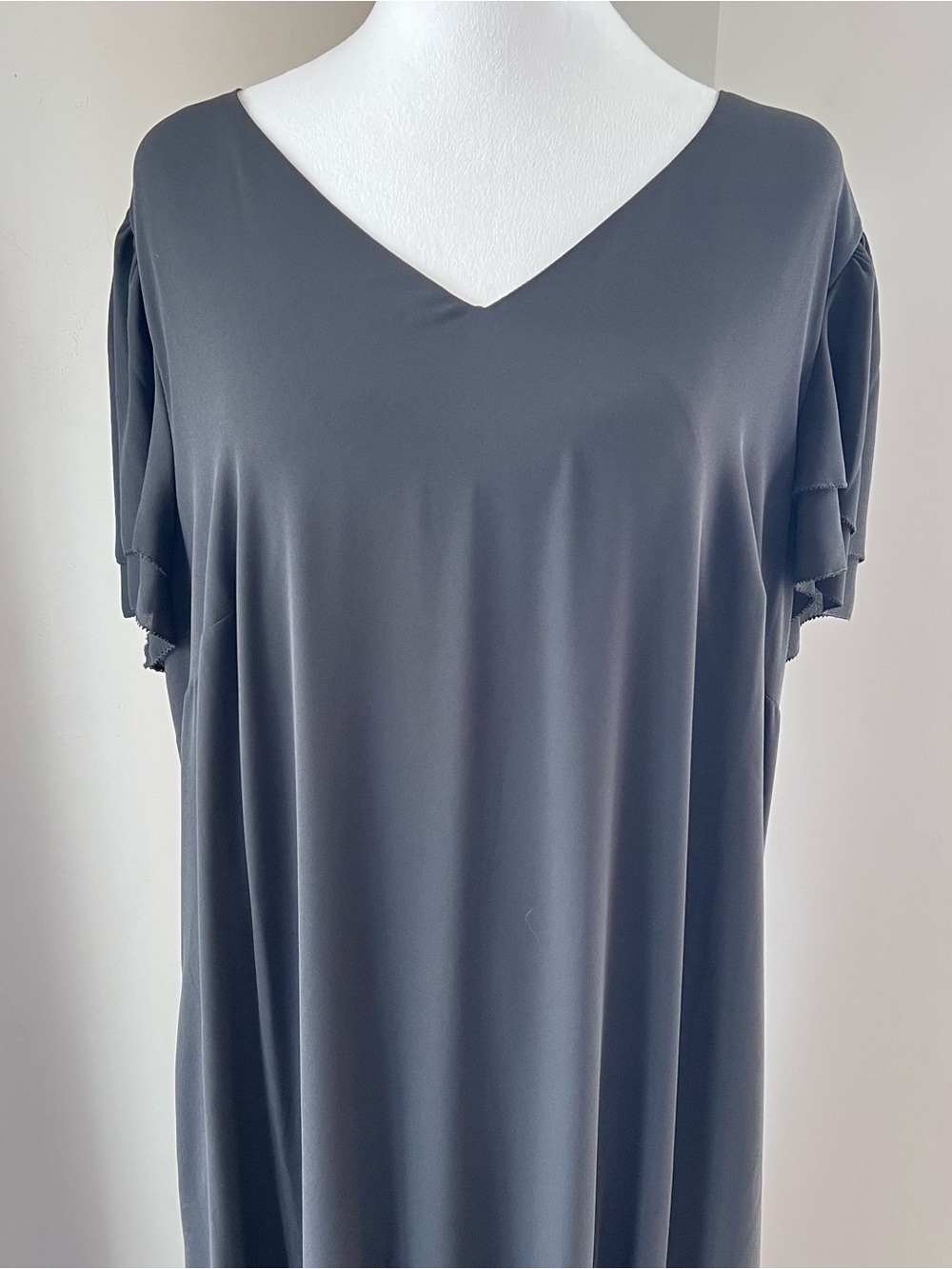 Chico’s NWT maxi black flowy beautiful dress size 3 - Picture 2 of 10